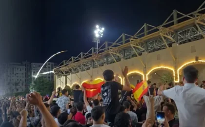 فیفا ورلڈکپ: اسپین کی فتح پر غزہ اور ایران سمیت دنیا بھر میں جشن