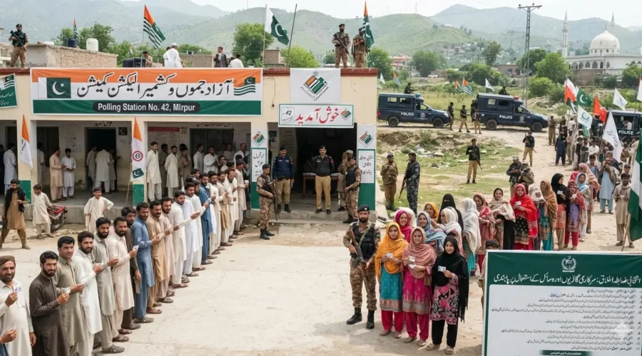 آزاد کشمیر انتخابات: پہلے مرحلے کی تیاریاں مکمل، ضابطہ اخلاق کی خلاف ورزیوں پر الیکشن کمیشن متحرک